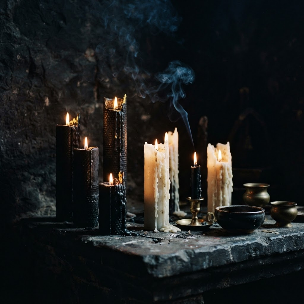 Website design concept for Ceremonial Candles