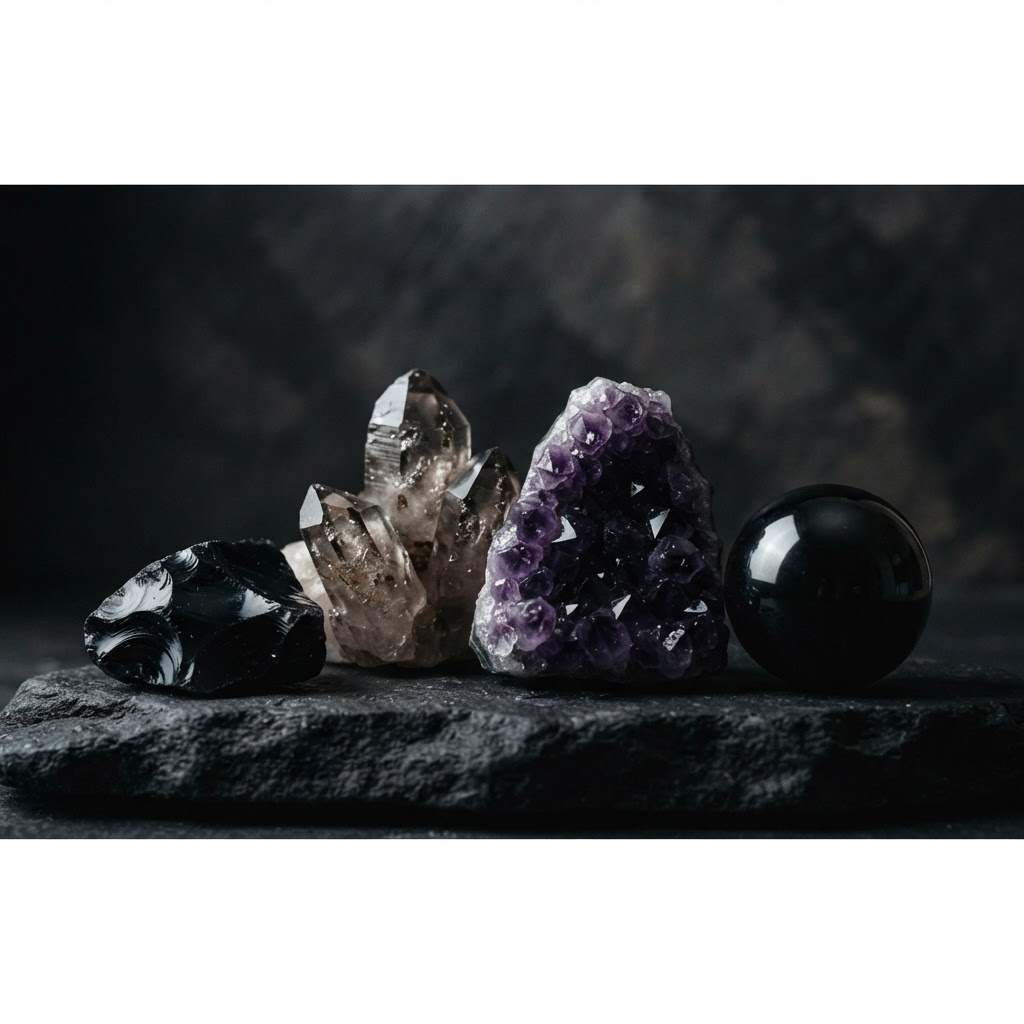 Website design concept for Crystal & Mineral Shop
