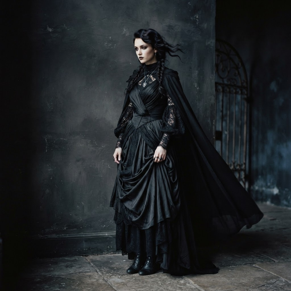 Website design concept for Gothic Fashion House