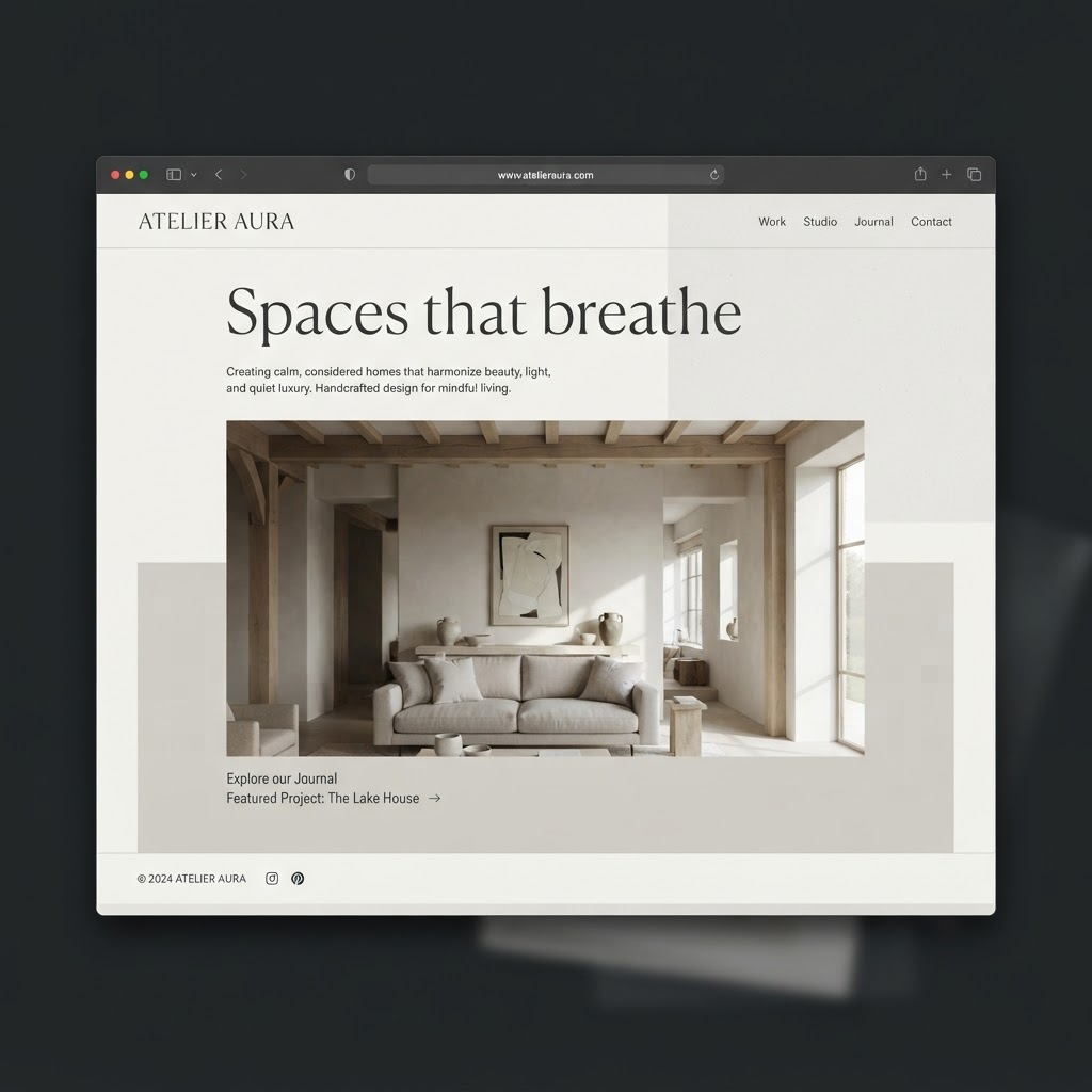 Webdesign für Norå Interiors